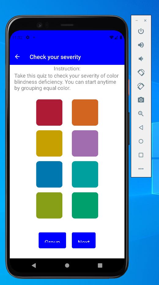 User Interface of App2